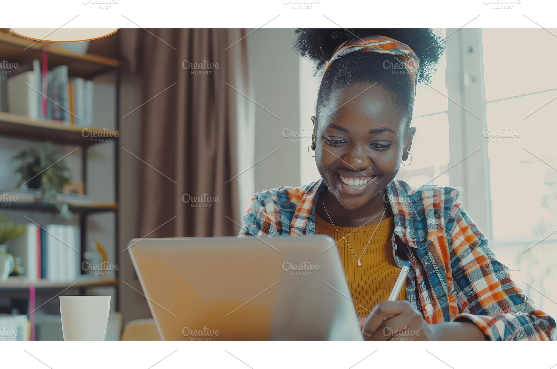 The portrait of a smiling woman at, a School & Education Photo by ZinetroN
