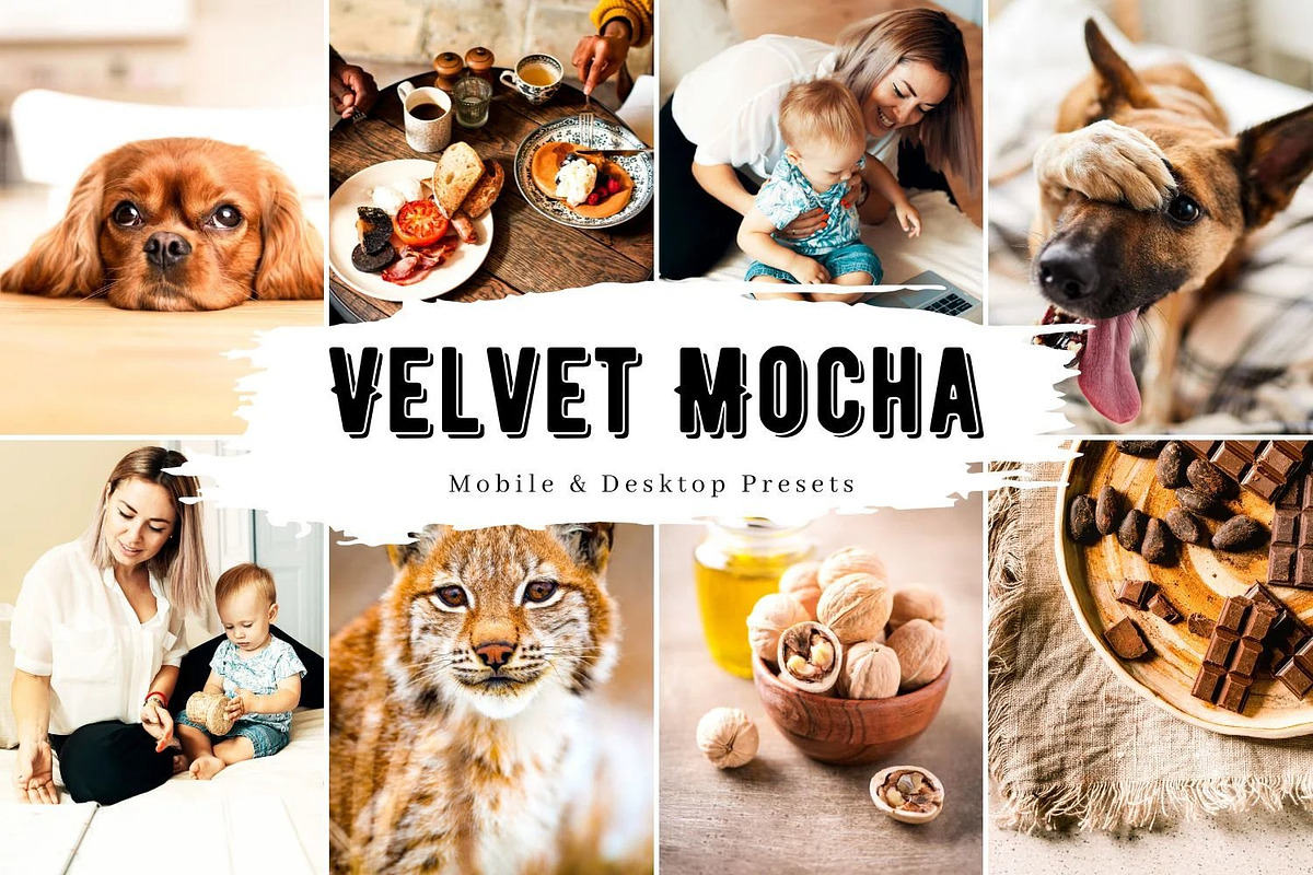 10 Velvet Mocha Lightroom Presets, a Preset Add-On by LucaTheme (Photo 1 of 9)