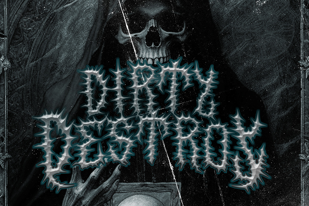 Anarcos Blackletter Metal Horror, a Blackletter Font by dansdesign (Photo 4 of 7)