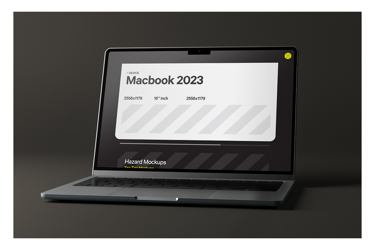 Macbook 2023 Mockup, a Mac Mockup by HAZARD MOCKUPS (Photo 5 of 8)
