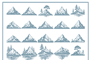 Mountain Scenery Collection, a Work Illustration by CarWrap design (Thumbnail 1 of 3)