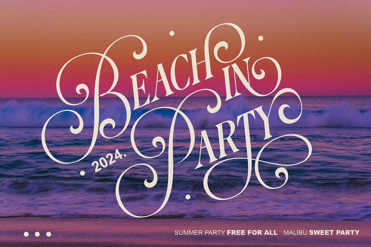 Clarify - Elegant Script Serif, a Script Font by Luna Shop (Photo 8 of 8)