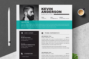 Colour Resume Template For Word CV