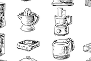 Vintage Kitchen Appliance Set, an Object Graphic by RT Studio (Thumbnail 3 of 4)