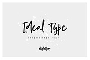 Ideal Type Casual Font, a Script Font by etigletters (Thumbnail 1 of 12)