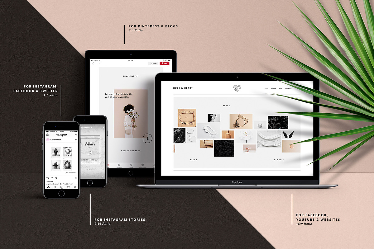 ANIMATED Minimalist Social Media Kit, a Social Media Template by Ruby&Heart Studio (Photo 7 of 12)