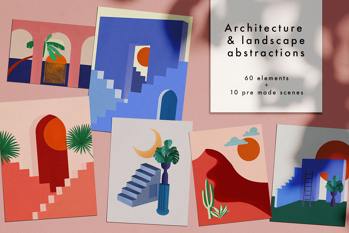 Architecture & landscape abstraction, an Object Graphic by Negative Space (Photo 1 of 6)