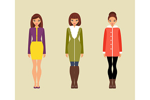 Different Sets Of Clothes Vector