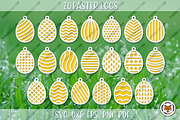 Easter Egg Hanging Collection, a Seasonal Illustration by Digital_Craftyfox (Thumbnail 1 of 13)