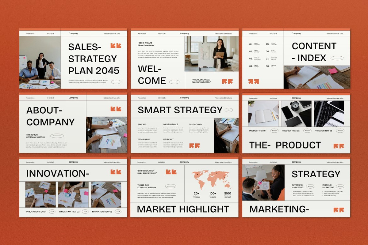 Sales Strategy Plan Google Slide, a Presentation Template by graphicook (Photo 2 of 4)