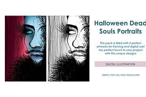 Halloween Dead Souls Portrait