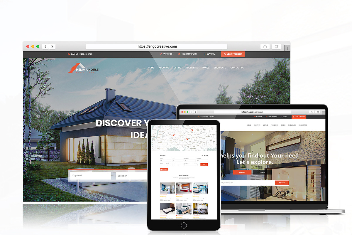 Hemma House - Real Estate Template, a Websites & App Template by EngoCreative.com (Photo 3 of 4)