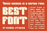 Twice Lkeman - Bold Font, a Sans Serif Font by Viswal Studio (Thumbnail 4 of 7)