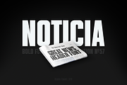 Noticia News Font, a Font by DonMarciano (Thumbnail 1 of 5)