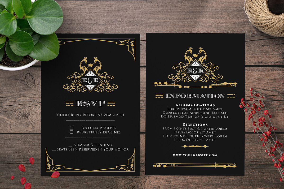 ORNAMENT WEDDING INVITATION, an Invitation Template by Totem Invitation House (Photo 4 of 4)