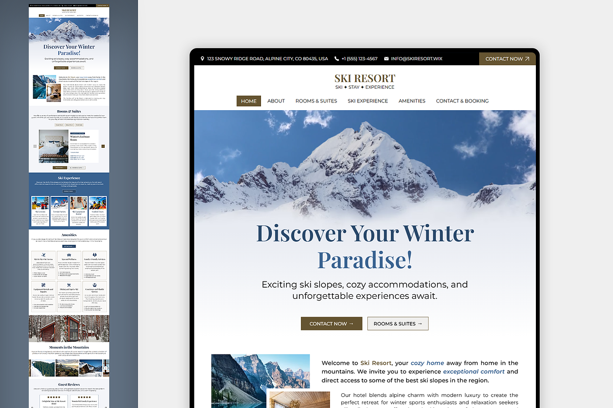 Ski Resort Wix Studio Website, a Wix Template by Kitteeh (Photo 11 of 11)