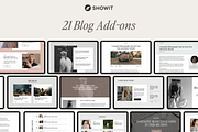 21 Showit Blog Add-On Canvases, a Websites & App Template by Amanda Pena Design (Thumbnail 1 of 13)