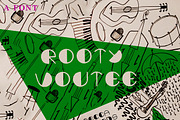Rooty Voutee Novelty Jazz Font, a Font by Ekloff (Thumbnail 1 of 3)