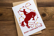Cowboy Christmas Y’all Print SVG, a Graphic by TanchaArt (Thumbnail 7 of 10)