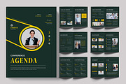 Conference Agenda Schedule Guide, a Brochure Template by ContestDesign (Thumbnail 1 of 3)