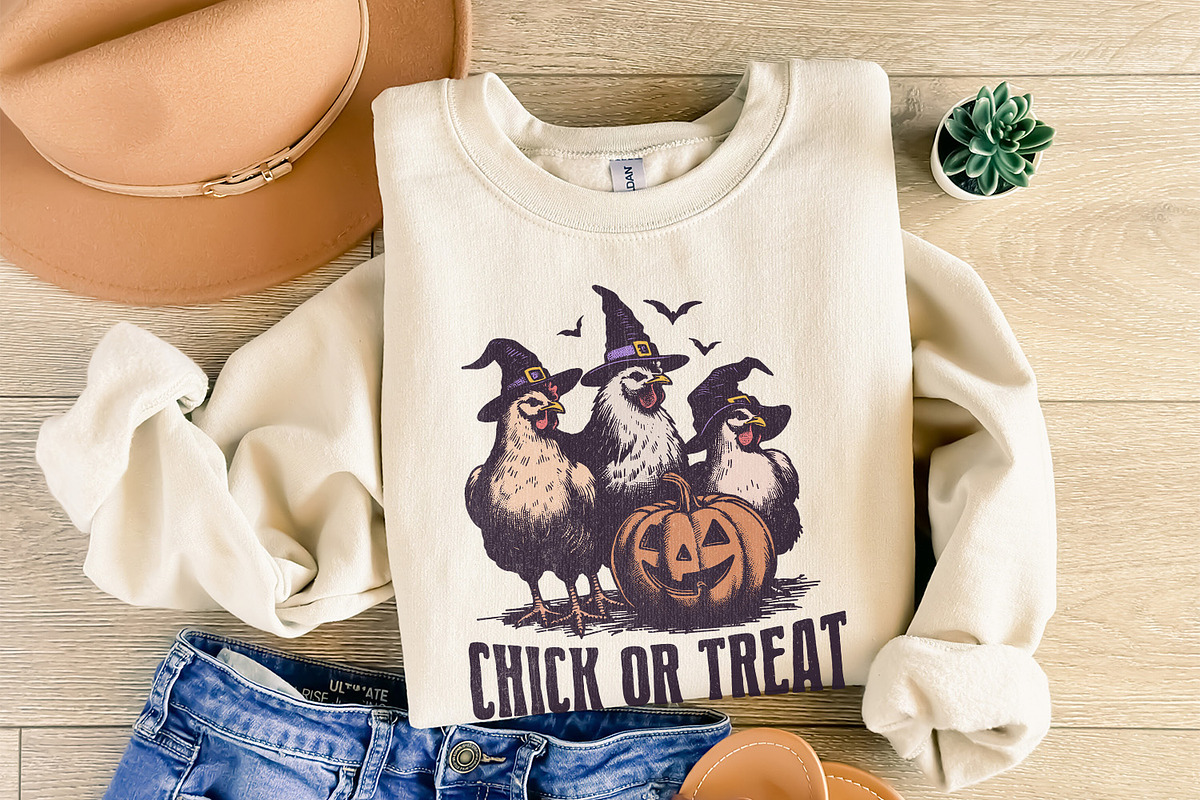 Chick or Treat PNG, Spooky Chicken, an Illustration by SharpMarketplace (Photo 4 of 9)