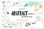Artistic Abstract Bundle - 4 in 1, a Pattern Graphic by Paperly Studio (Thumbnail 11 of 11)