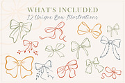 Hand-Drawn Bow Clipart Collection, an Object Graphic by OREHOVKA (Thumbnail 2 of 4)
