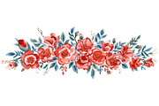 Spring Watercolor Flowers, an Illustration by jahid234 (Thumbnail 12 of 15)