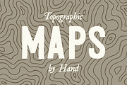 3 Topographic Elevation Maps, a Texture Graphic by GhostlyPixels (Thumbnail 1 of 5)