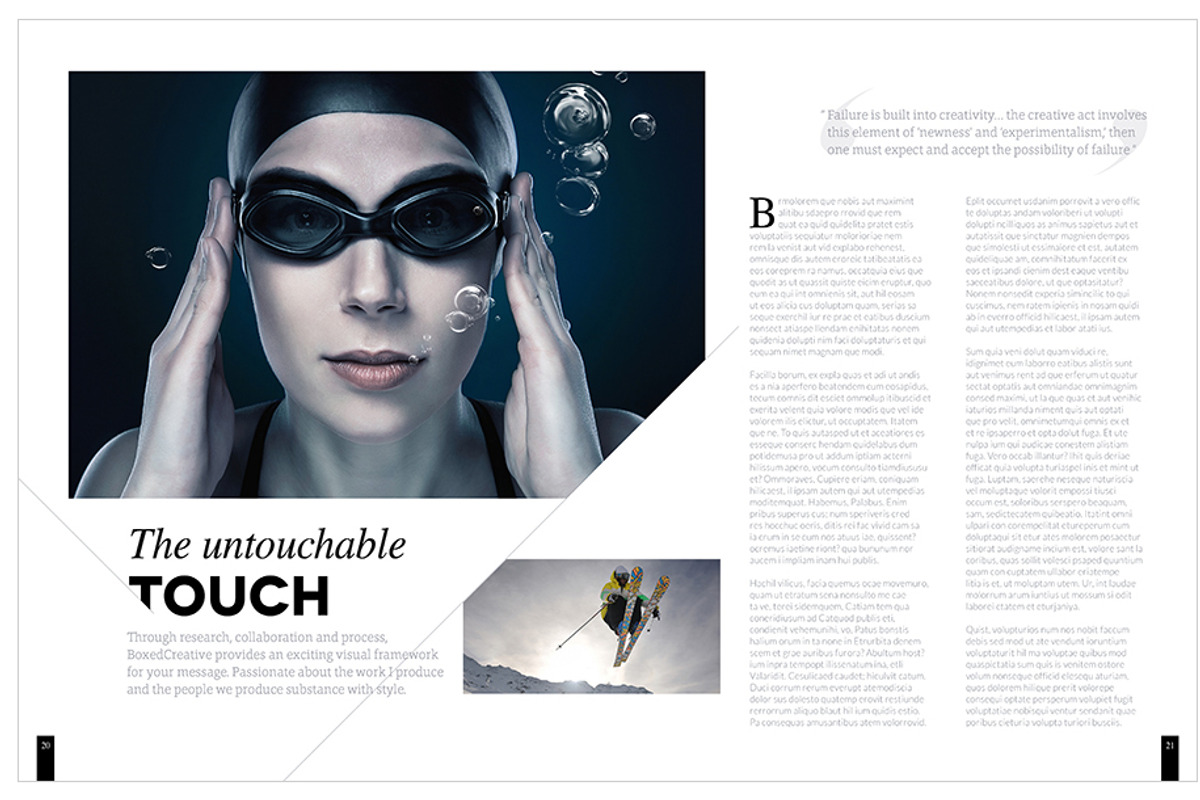 Magazine Template InDesign 11, a Magazine Template by Love Graphic Design (Photo 19 of 20)