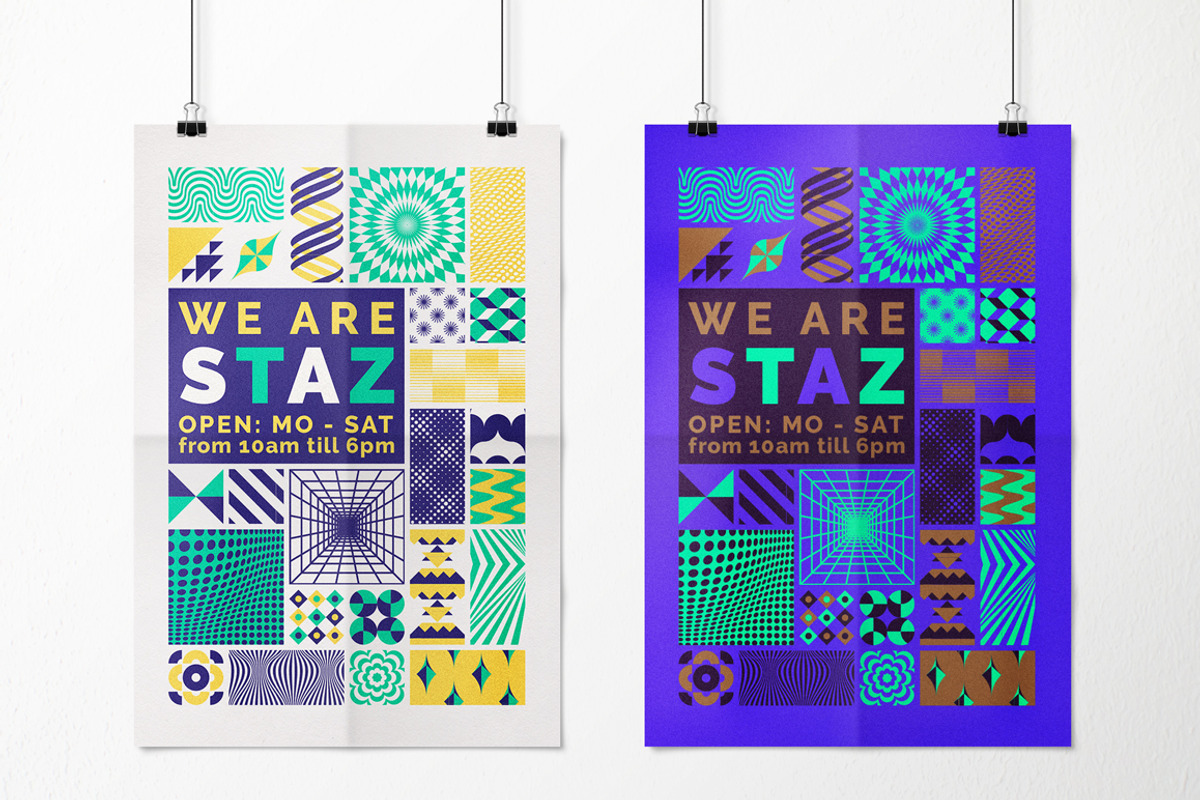 Geometric Fun - Patterns Bundle, a Pattern Graphic by kloroform