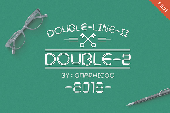 DoubleLine2 Font preview 4