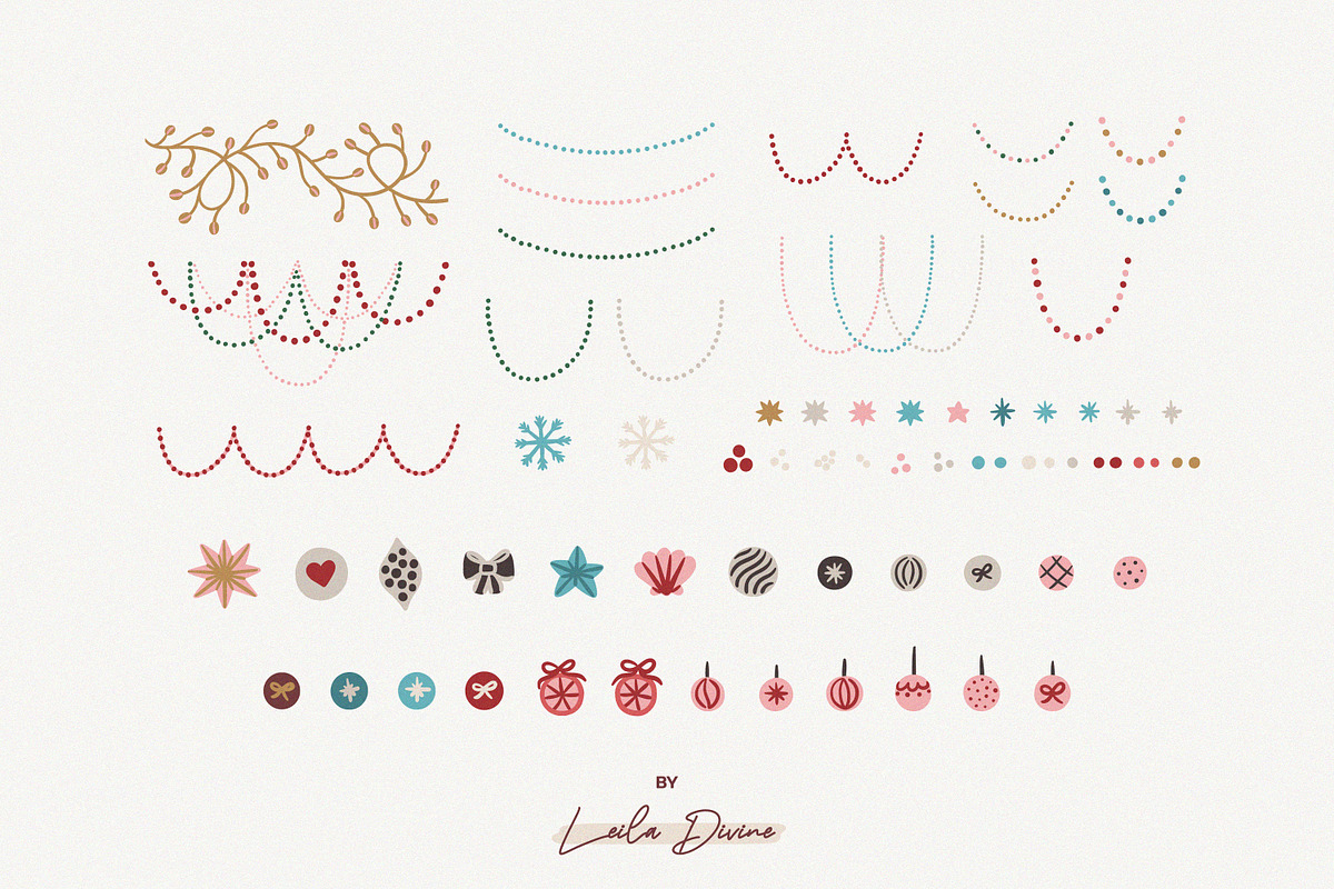 Hand Drawn Christmas Collection, an Object Graphic by Leila Divine (Photo 14 of 22)