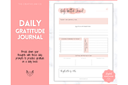 Printable Gratitude Journal BUNDLE, a Templates & Theme by Templatables (Thumbnail 5 of 10)