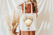 Hot Air Balloon Png, Pastel Balloons, an Illustration by Pixels.Craft (Thumbnail 5 of 7)