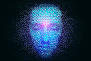 Roboface, a Technology Illustration by VectorShop (Thumbnail 1 of 9)