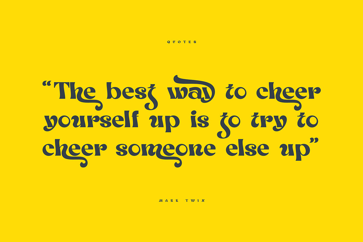 Marietta - Groovy Serif Font, a Serif Font by Cruzine (Photo 5 of 10)