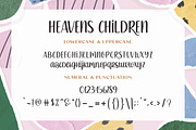 Heavens Children Font duo, a Script Font by Zane Studio (Thumbnail 6 of 8)