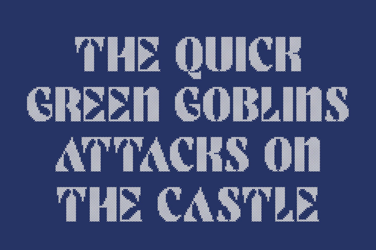 CS Aslan Stitched, a Sans Serif Font by Craft Supply Co. (Photo 4 of 8)