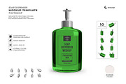 Soap Dispenser Mockup Template Set, a Household Mockup by DesignRushMarket (Thumbnail 1 of 11)