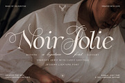 Noir Jolie - Modern Ligature Serif, a Serif Font by SilverStag Type Foundry (Thumbnail 12 of 17)