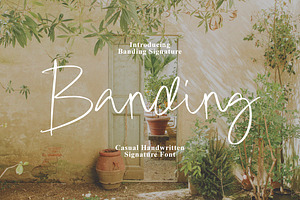 Banding - Casual Signature, a Handwritten Font by tebaltipislab