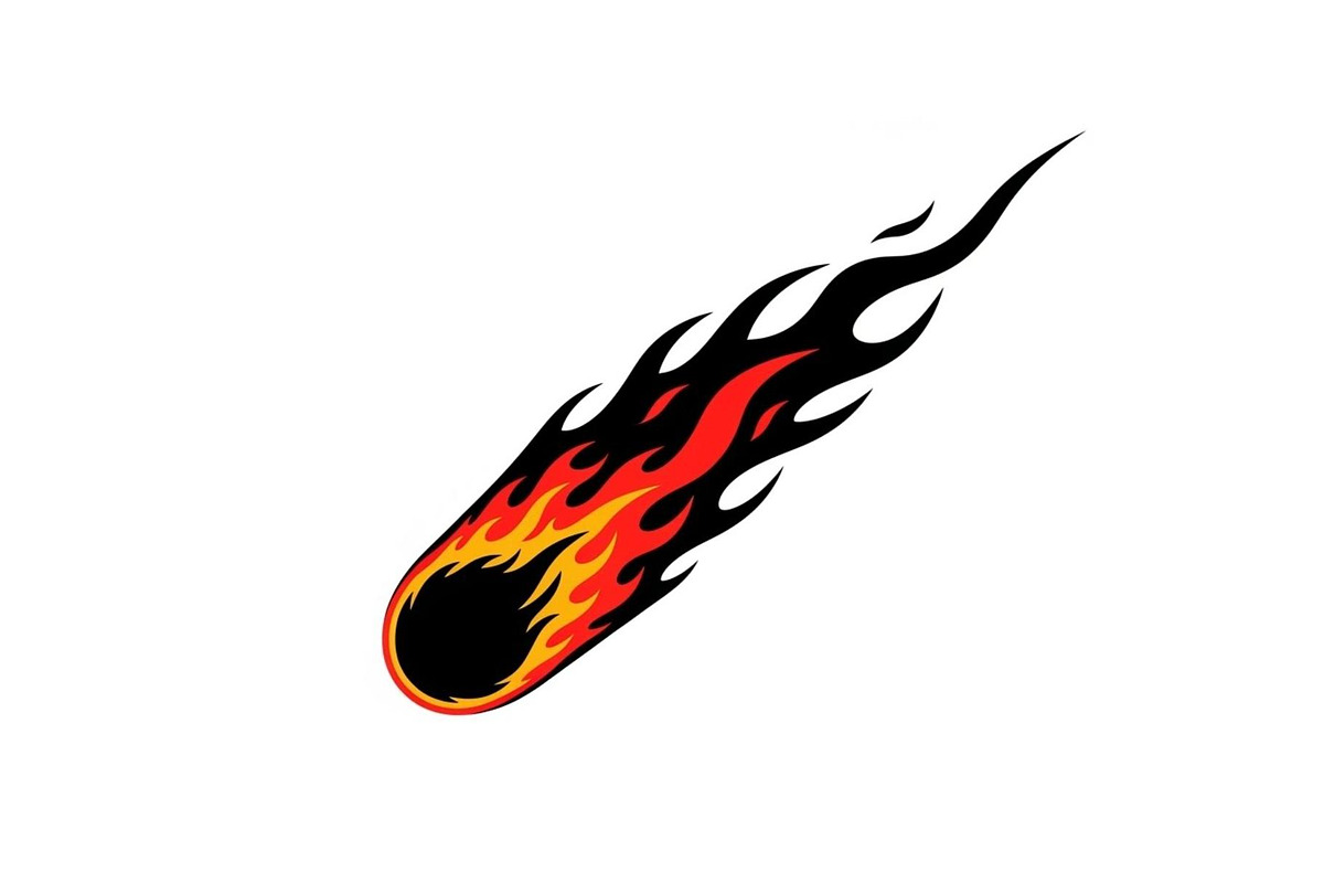 Fire Meteor Comet Silhouette Bundle, an Illustration by Designs_River (Photo 42 of 51)
