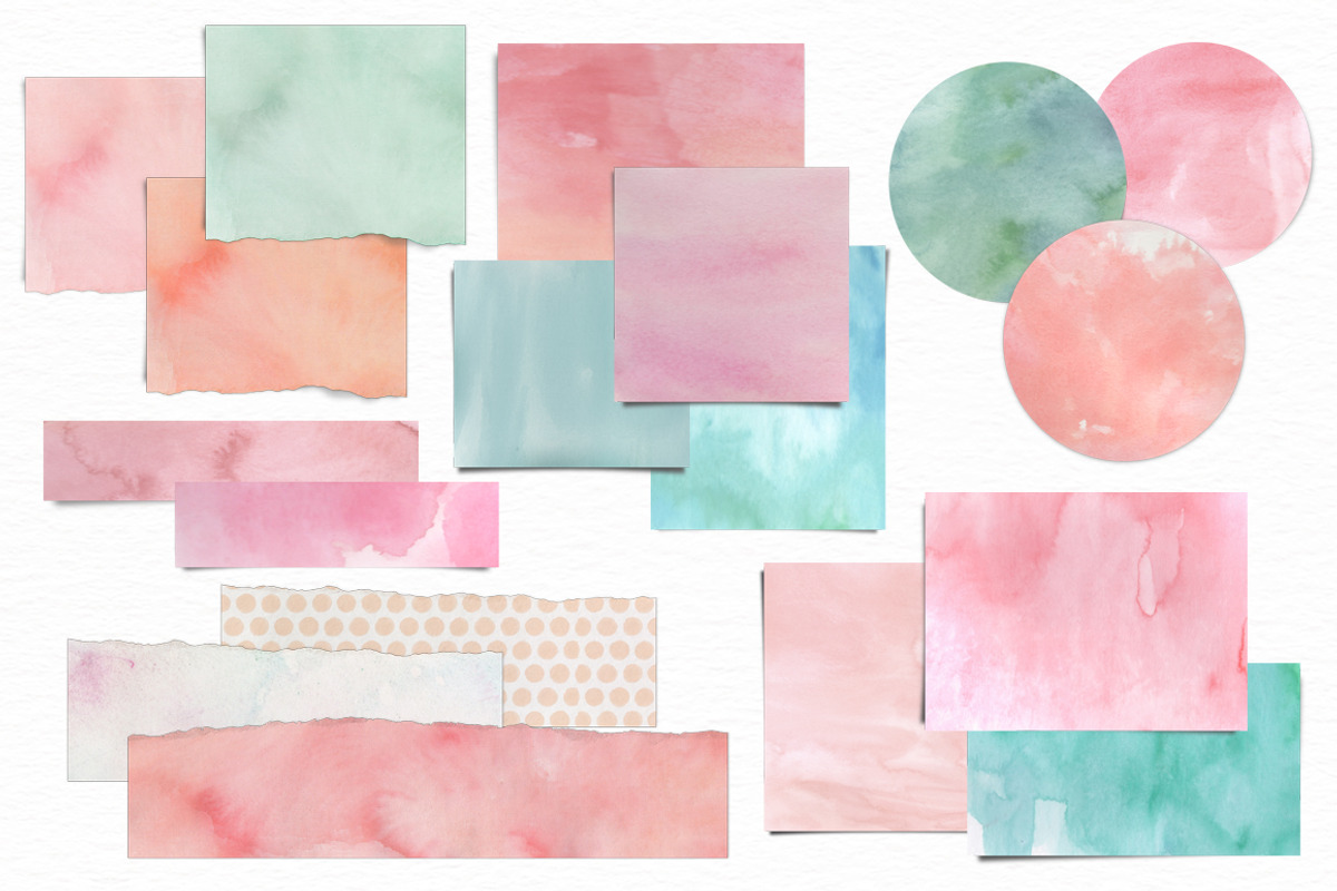Watercolor Frames, Papers & Tape, an Object Graphic by patternpop studio (Photo 8 of 8)