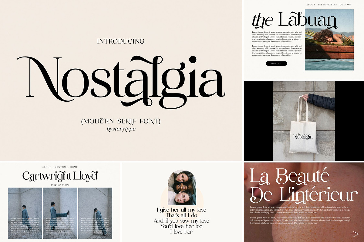 SALE! Modern & Classy Serif Font, a Serif Font by Storytype Studio (Photo 16 of 42)