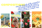 Colorful 3D Fruit Social Media Pack, a Social Media Template by McLittle Stock (Thumbnail 4 of 6)