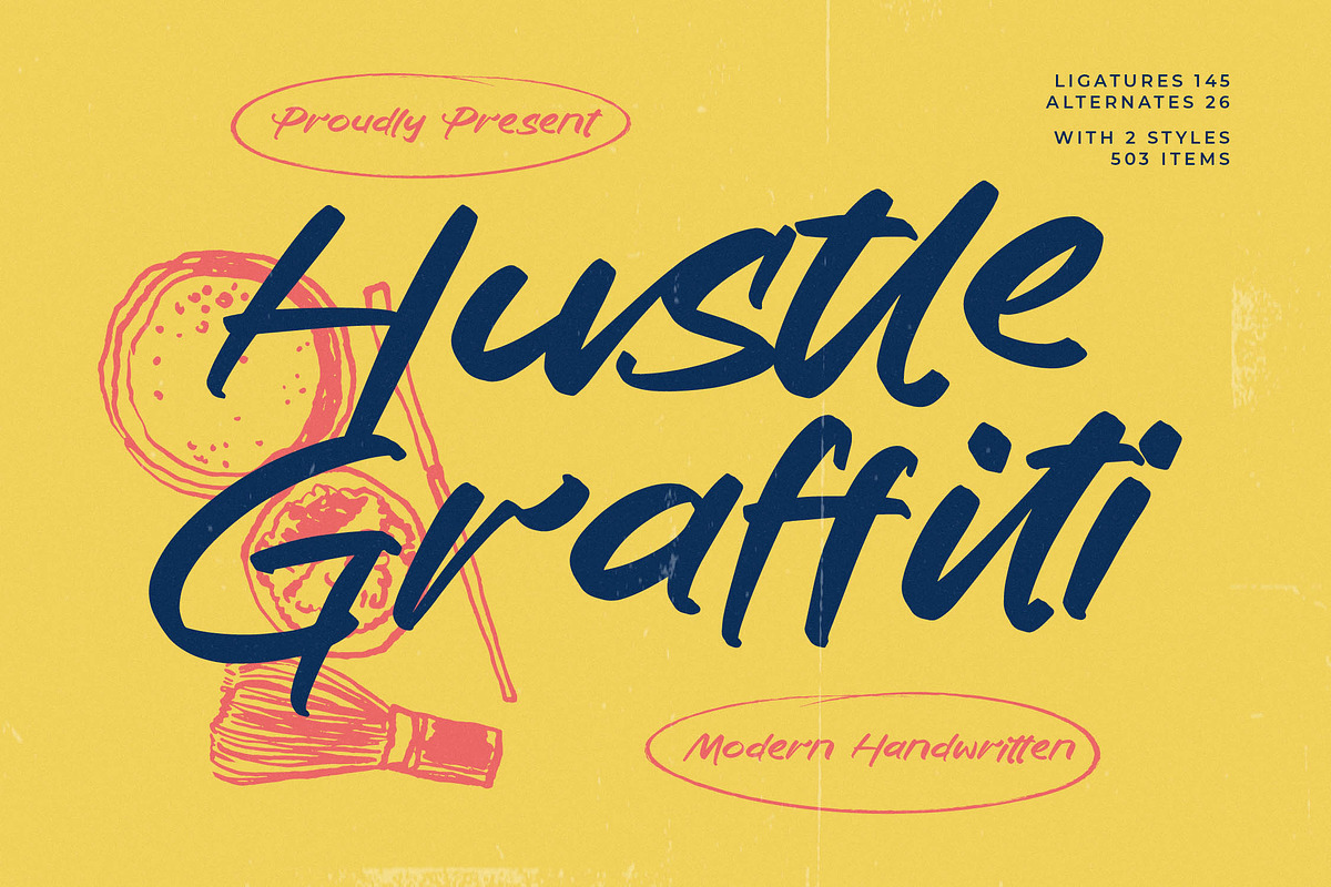 Hustle Graffiti Modern Handwritten, a Script Font by stylishtype.co (Photo 1 of 15)