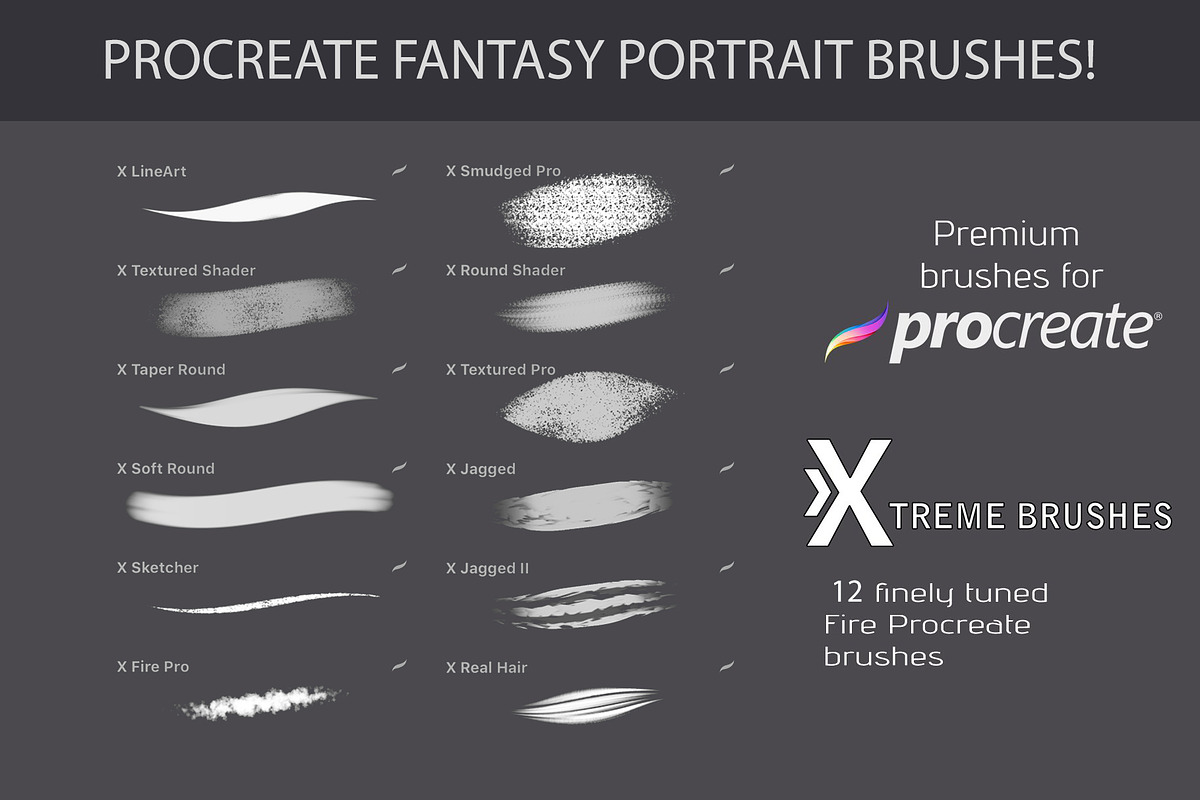 Procreate MEGA BUNDLE! (1K+ BRUSHES) preview 4