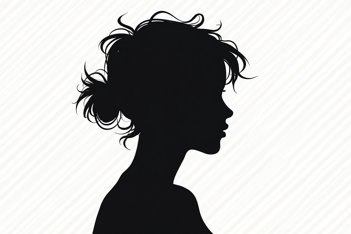 Romantic Love Cameo Silhouette, an Illustration by abu67222 (Photo 6 of 8)