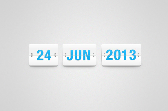 Clean Flip Time & Date Board preview 2